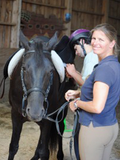 Libby at Rhythm of the Rein, Therapeutic Horsemanship in Marshfield Vermont