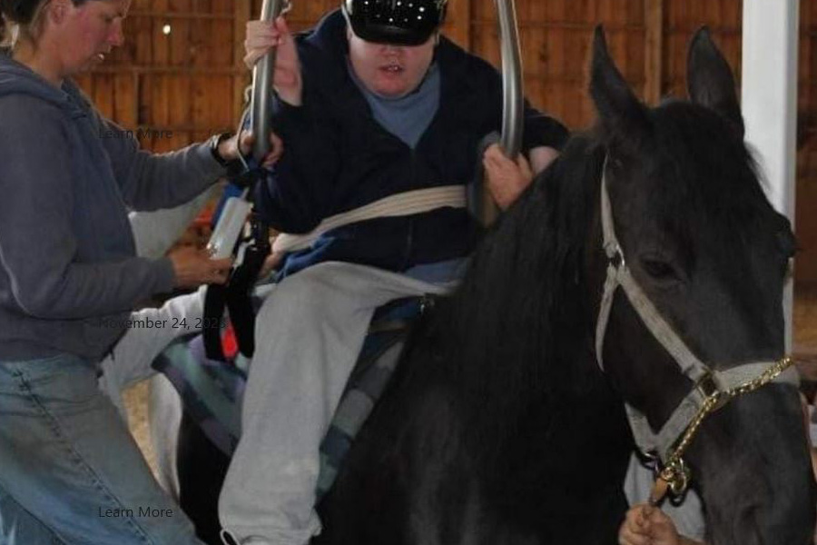 hippotherapy at Rhythm of the Rein, Therapeutic Horsemanship in Marshfield Vermont