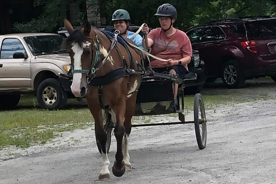 hippotherapy at Rhythm of the Rein, Therapeutic Horsemanship in Marshfield Vermont